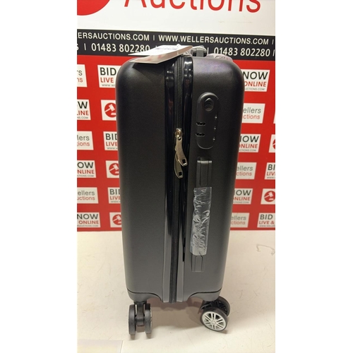3105 - NEW SA PRODUCTS 55CM BLACK HARDSHELL SUITACASE