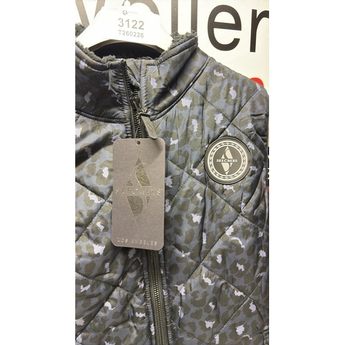 3122 - NEW SKECHERS LOS ANGELES PUFFER VEST, M