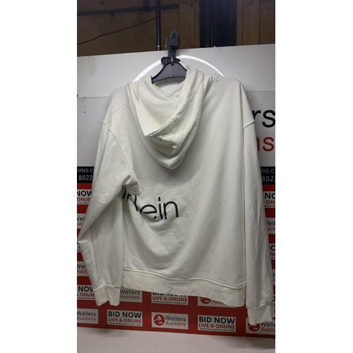 3161 - PRE-OWNED CALVIN KLEIN HOODIE, 2XL