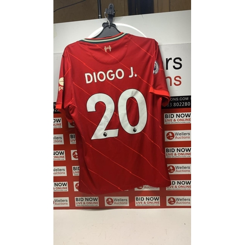 3165 - PRE-OWNED LIVERPOOL FC FOOTBALL SHIRT, L