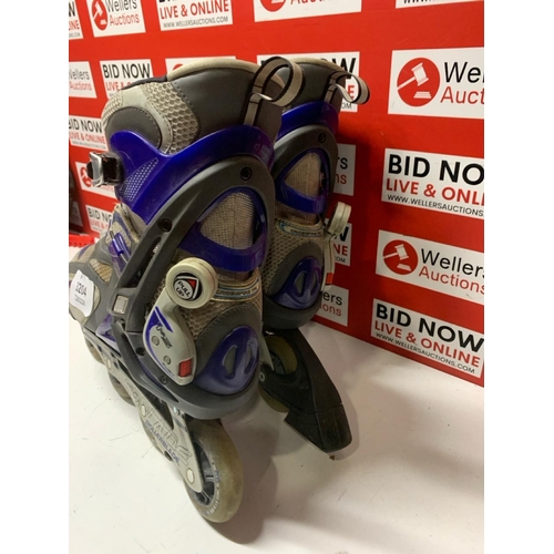3204 - PAIR OF ROLLERBLADE SPECIALIZED BLADES, UK 11