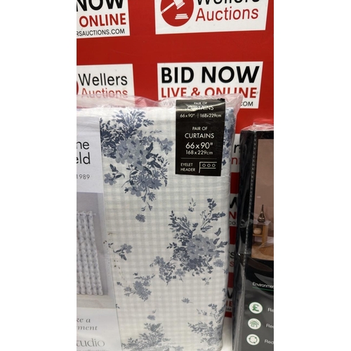 8015 - PAIR OF CURTAINS BY CATHERINE LANSFIELD 66