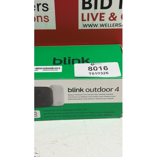 8016 - BLINK OUTDOOR 4 RECHARGABLE CAMERA
