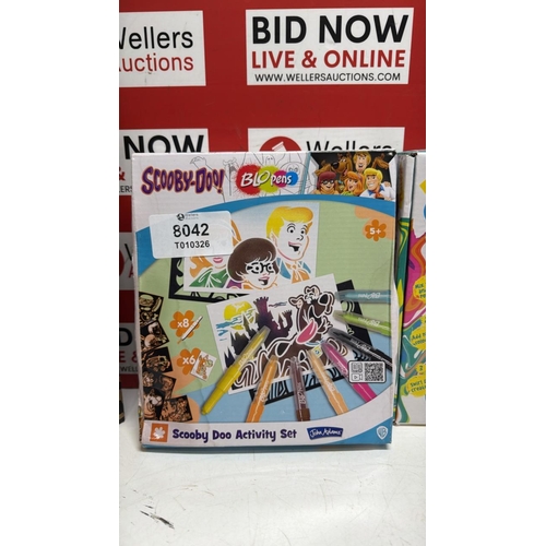 8042 - X3 CRAFT SETS T-SHIRT DESIGN, MARBLING ART & SCOOBY DOO SET