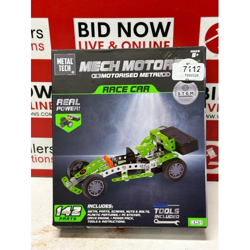 7112 - NEW METAL TECH RACE CAR 8 +