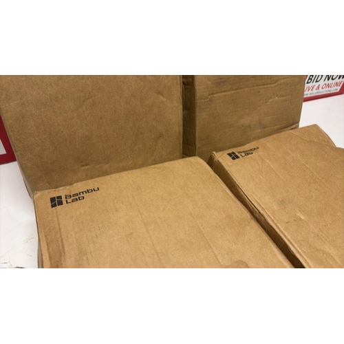 8065 - X4 NEW BAMBU LAB PRINTER FILAMENT