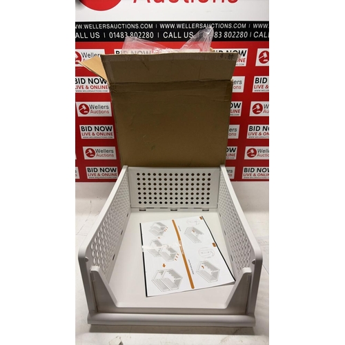 8107 - NEW PACK OF 5 STACKING CRATES