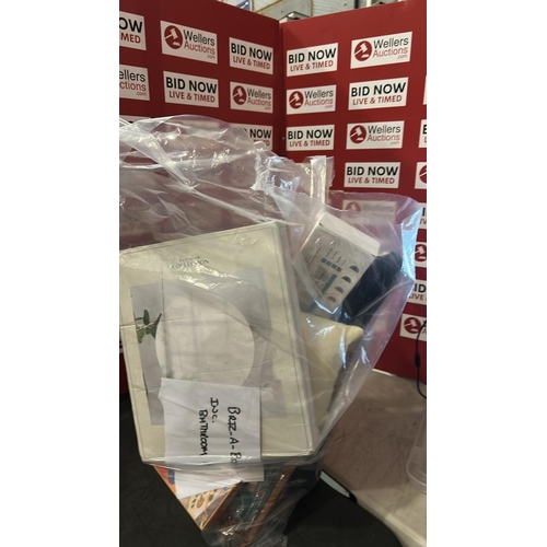 8292 - MIXED BRICK A BRAC  INCL NEW MIRROR