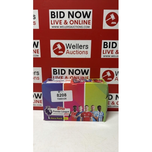 8208 - TOPPS PREMIER LEAGUE 2026 BOX OF STICKERS CIRCA 100