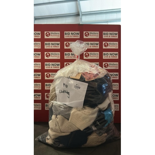1009 - BAG OF CLOTHING MIXED PRE OWNED