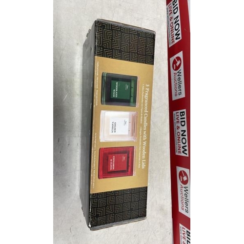 6090 - TORC FRAGRANCED CANDLE, 3 PACK / PLEASE NOTE: ANY PURCHASES LEFT AFTER 5 WORKING DAYS MAY BE RE-SOLD... 