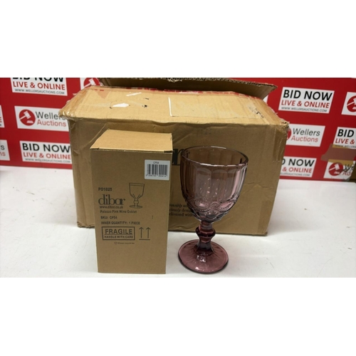 3187 - X6 NEW DIBOR PALAZZO GOBLETS