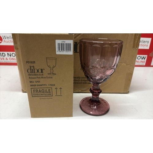 3187 - X6 NEW DIBOR PALAZZO GOBLETS