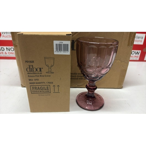 3188 - X6 NEW DIBOR PALAZZO GOBLETS
