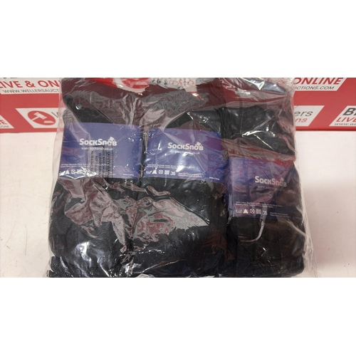 3193 - X4 PACKS OF 3 NEW SOCK SNOB SOCK PAIRS