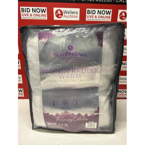 3219 - NEW SLUMBERDOWN WONDERFULLY WARM HEATED ELECTRIC BLANKET, DOUBLE