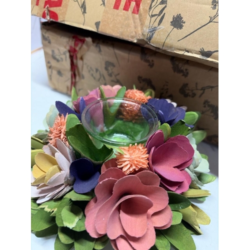 3222 - X4 NEW DIBOR CANDLE HOLDERS