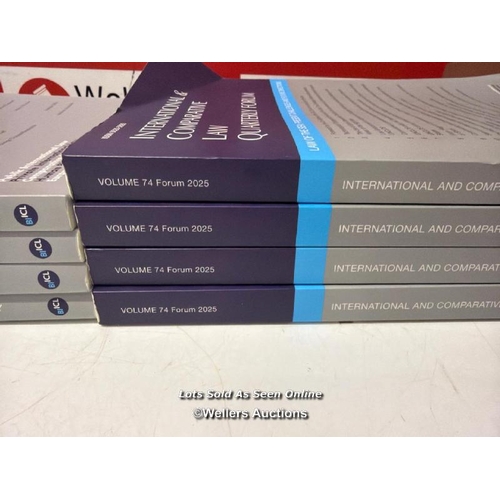 8368 - INTERNATIONAL & COMPARATIVE LAW QUARTERLY VOLUME 74 PART 3 2025 & VOLUME 74 FORUM 2025 X4