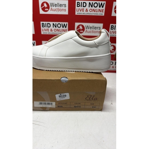 8039 - LADIES NEW ELLA SHOES / SIZE 8
