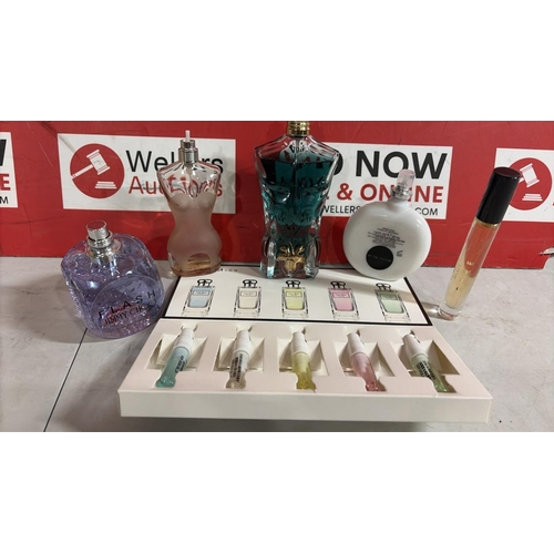 8054 - ASSORTED PERFUMES INC. JEAN PAUL GAULTIER, JIMMY CHOO AND MORE