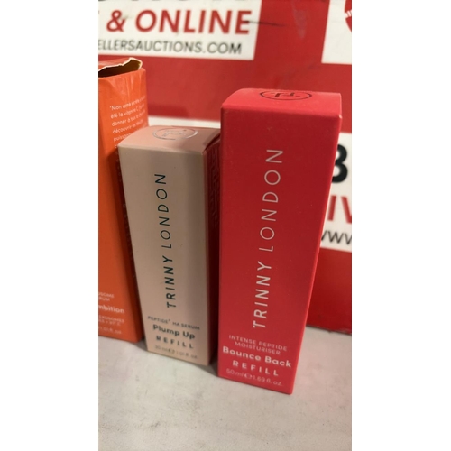 8061 - X4 NEW TRINNY LONDON COSMETICS INC. BOUNCE BACK REFILL, PLUMP UP REFILL, NAKED AMBITION, BFF CREAM