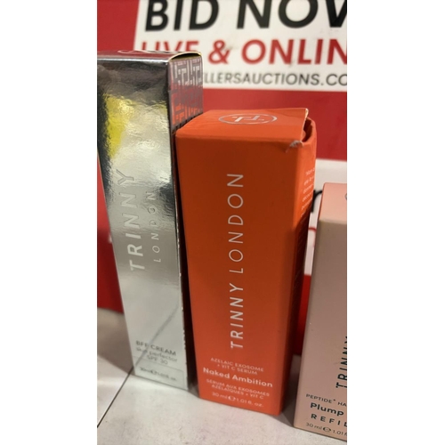 8061 - X4 NEW TRINNY LONDON COSMETICS INC. BOUNCE BACK REFILL, PLUMP UP REFILL, NAKED AMBITION, BFF CREAM