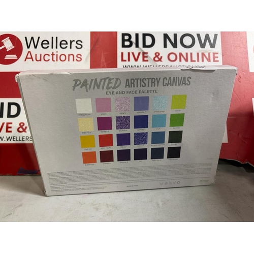 8071 - NEW PAINTED ARTISTRY CANVAS EYE PALETTE, 39G