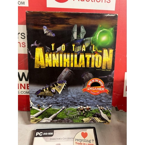 8073 - X2 PC GAMES INC. TOTAL ANIHALATION AND ASSASSINS CREED