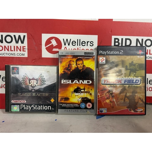 8079 - X3 GAMES AND UMDS INC. PLAYSTATION, PSP, AND PS2