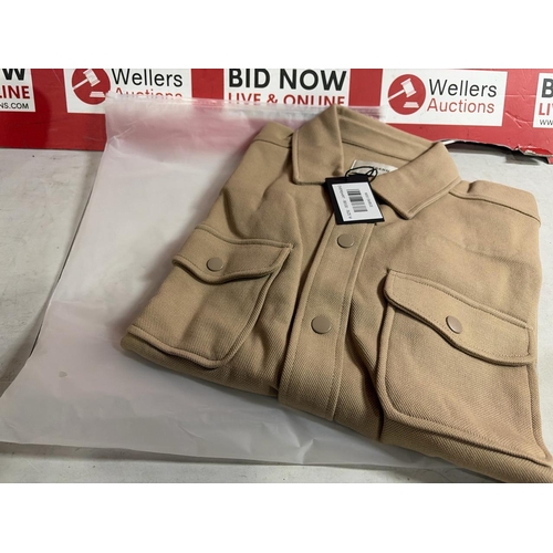 8090 - GENTS NEW LEGEND BEIGE OVERSHIRT, M