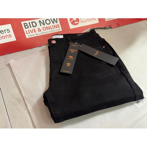 8100 - GENTS NEW LEGEND SLIM FIT 2.0 BLACK JEANS, 30/34