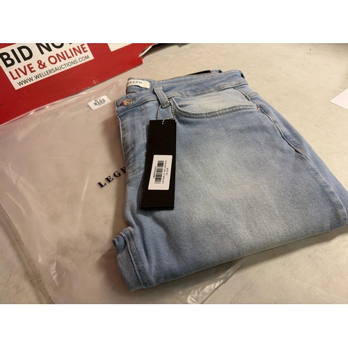 8103 - GENTS NEW LEGEND SLIM FIT 2.0 PALE BLUE JEANS, 32/34