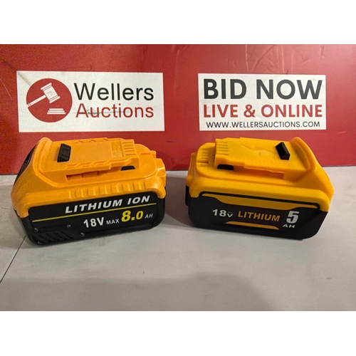 8109 - X2 18V 8.0AH LI-ON BATTERIES
