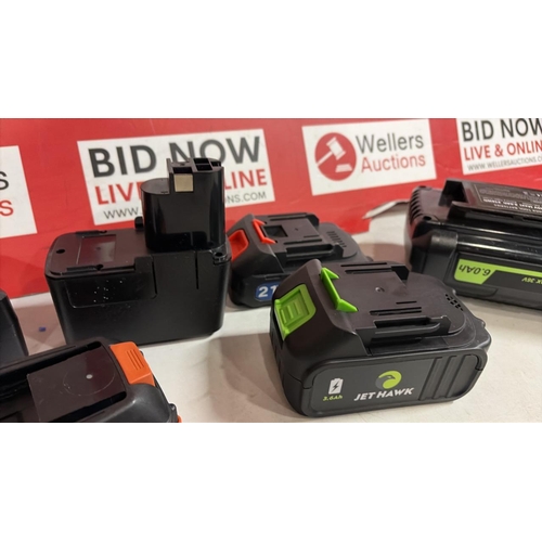 8110 - X6 MIXED POWER TOOL BATTERIES