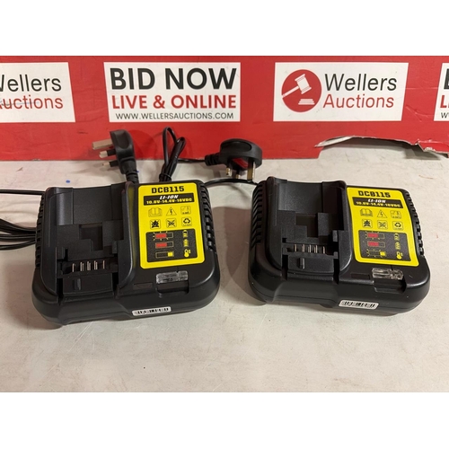 8111 - X2 DCB115 LI-ON BATTERY CHARGERS