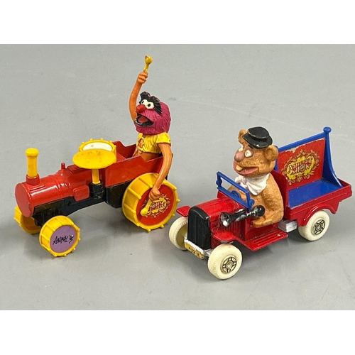 123 - Unboxed group of diecast character vehicles including Corgi The Muppet Show and Matchbox Disney with... 