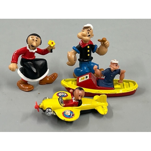123 - Unboxed group of diecast character vehicles including Corgi The Muppet Show and Matchbox Disney with... 
