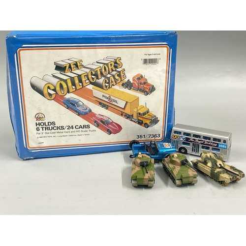 126 - A collection of mainly vintage 1970's & 80's Matchbox, Corgi and Hot Wheels diecast vehicles includi... 