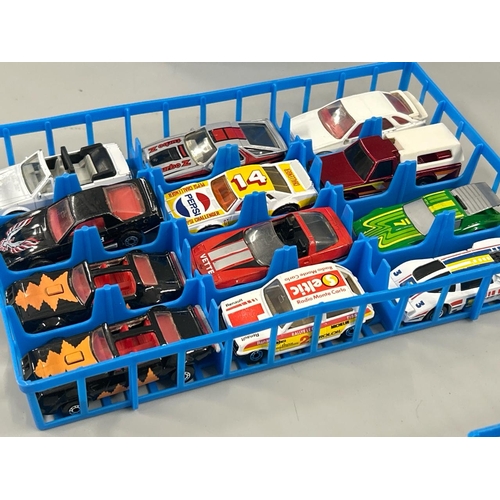 126 - A collection of mainly vintage 1970's & 80's Matchbox, Corgi and Hot Wheels diecast vehicles includi... 