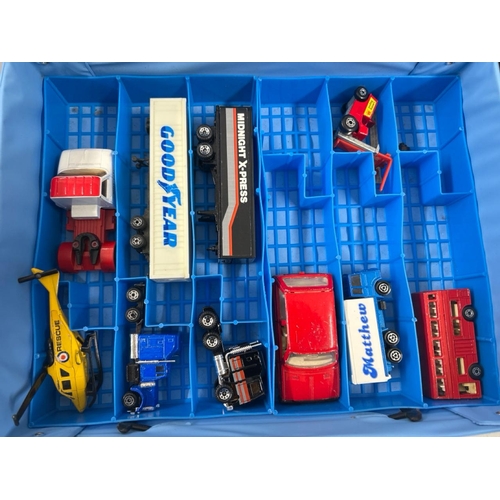 126 - A collection of mainly vintage 1970's & 80's Matchbox, Corgi and Hot Wheels diecast vehicles includi... 