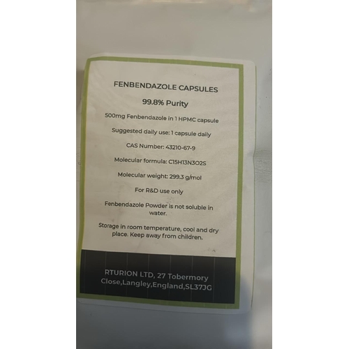 110 - FENBENDAZOLE 500MG / 120 CAPSULES / BBE 01-2027