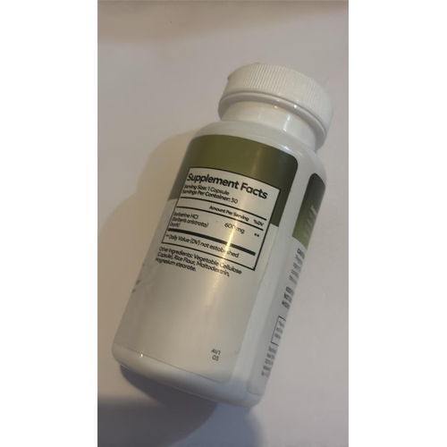18 - BERBERINE HCI 600MG / 30 CAPSULES / EXP 07-2027