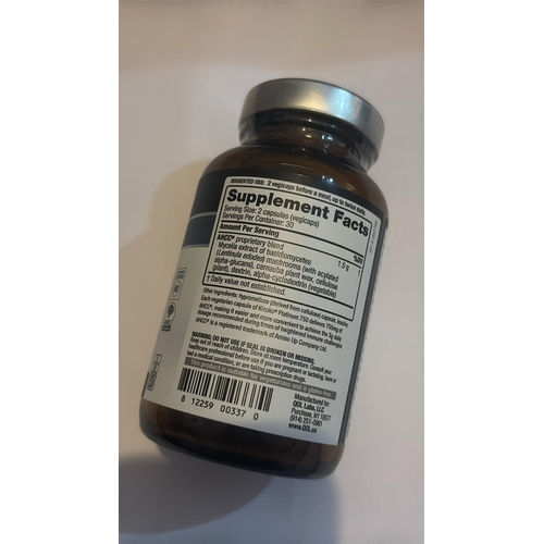 8 - KINOKO PLATINUM AHCC / 60 CAPSULES / EXP 06-2028