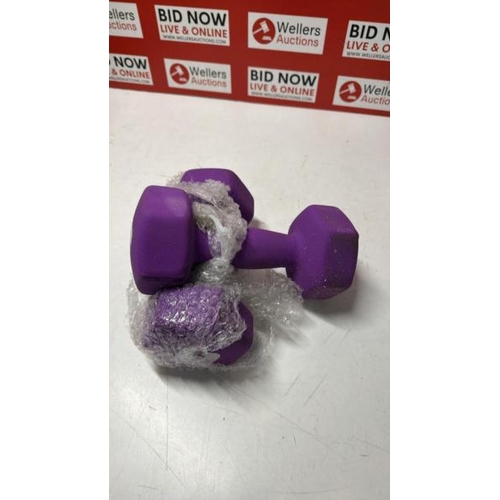 3010 - PAIR OF KAYMAN 6KG DUMBBELLS