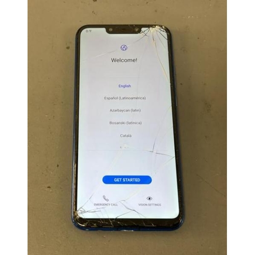 9636 - HUAWEI NOVA 3I/ INE-LX1R/ BLUE/ GOOGLE LOCKED/ IMEI: 864800062341 - SCREEN & BACK SLIGHT DAMAGED