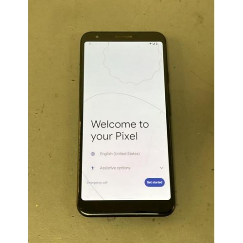 9641 - GOOGLE PIXEL 3A XL/ G020B/ BLACK/ GOOGLE LOCKED/ IMEI: 359640091272427 - SCREEN DAMAGED