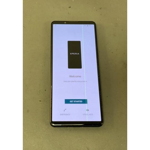 9644 - SONY XPERIA 5 IV/ XQ-CQ54/ BLACK/ GOOGLE LOCKED/ IMEI: 357774350842570 - DISPLAY DAMAGED