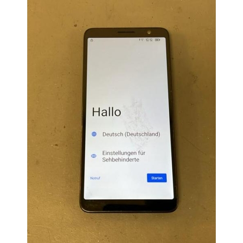 9652 - PHONE TCL 501/ T433D/ BLACK/ GOOGLE LOCKED/ IMEI: 358819436857917