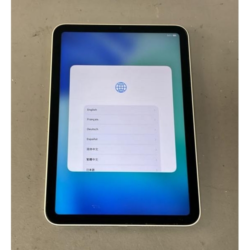 9655 - APPLE IPAD MINI (6TH GEN)/ A2567/ STARLIGHT/ 64GB/ I-CLOUD LOCKED/ IMEI:WTCWPWR6Y5