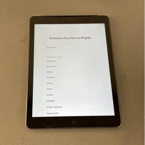 9657 - APPLE IPAD AIR / A1475/ SPACE GRAY/ 16GB/ I-CLOUD LOCKED/ IMEI: 358846053651083